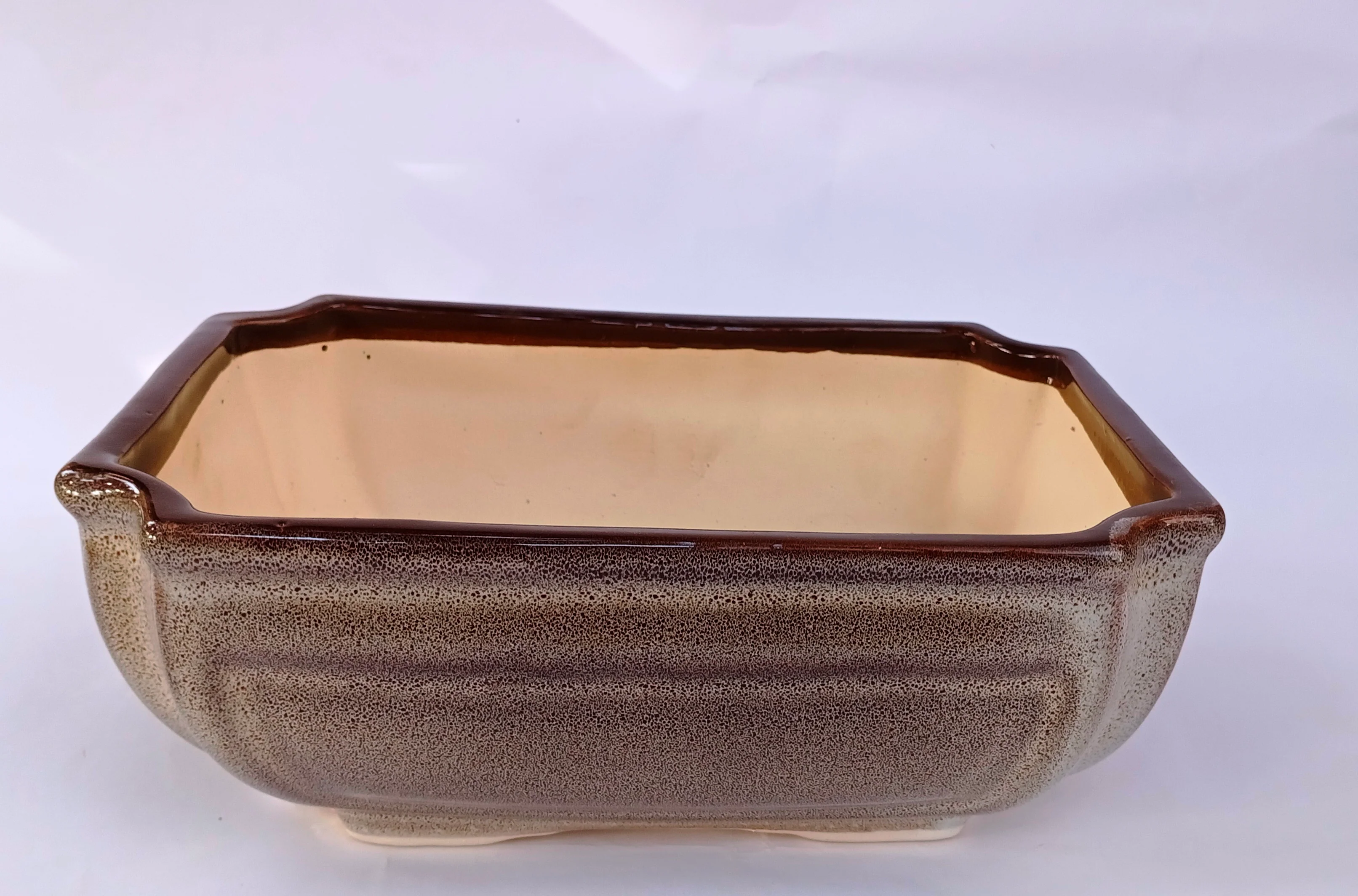 Ceramic Pot for Bonsai Trees Size 24 cm Rectangle Shape - Image 4