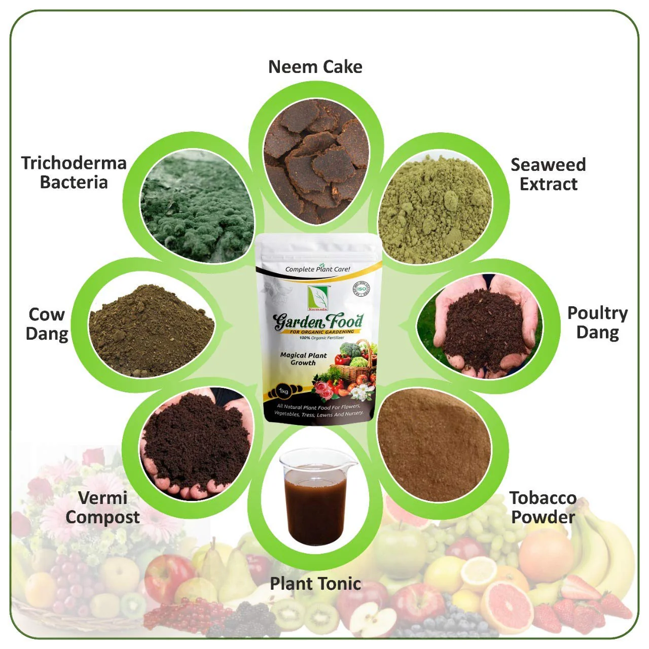 Garden Food Organic Fertilizer and Manure by Pradhan (1 Kg) - Image 3