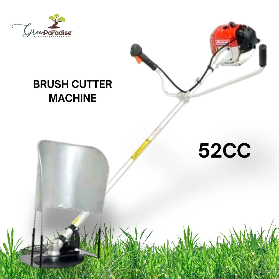 Green Paradise® 52cc Heavy Duty Petrol-Powered 2-Stroke Sidepack Brush Cutter & Grass Cutter Machine with Weeder Tiller Attachment Combo - Image 4