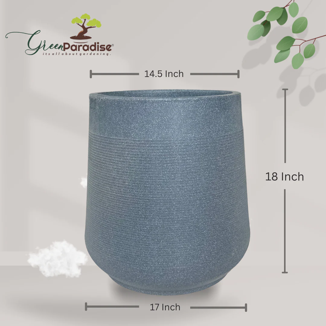 Green Paradise® Terra Rotomolded Planter – Unbreakable, Lightweight Pot with Marble Finish (Indoor & Outdoor Use) - Image 10