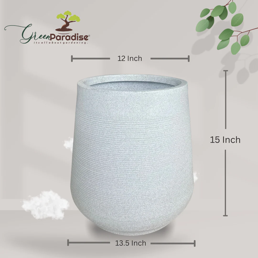 Green Paradise® Terra Rotomolded Planter – Unbreakable, Lightweight Pot with Marble Finish (Indoor & Outdoor Use) - Image 9