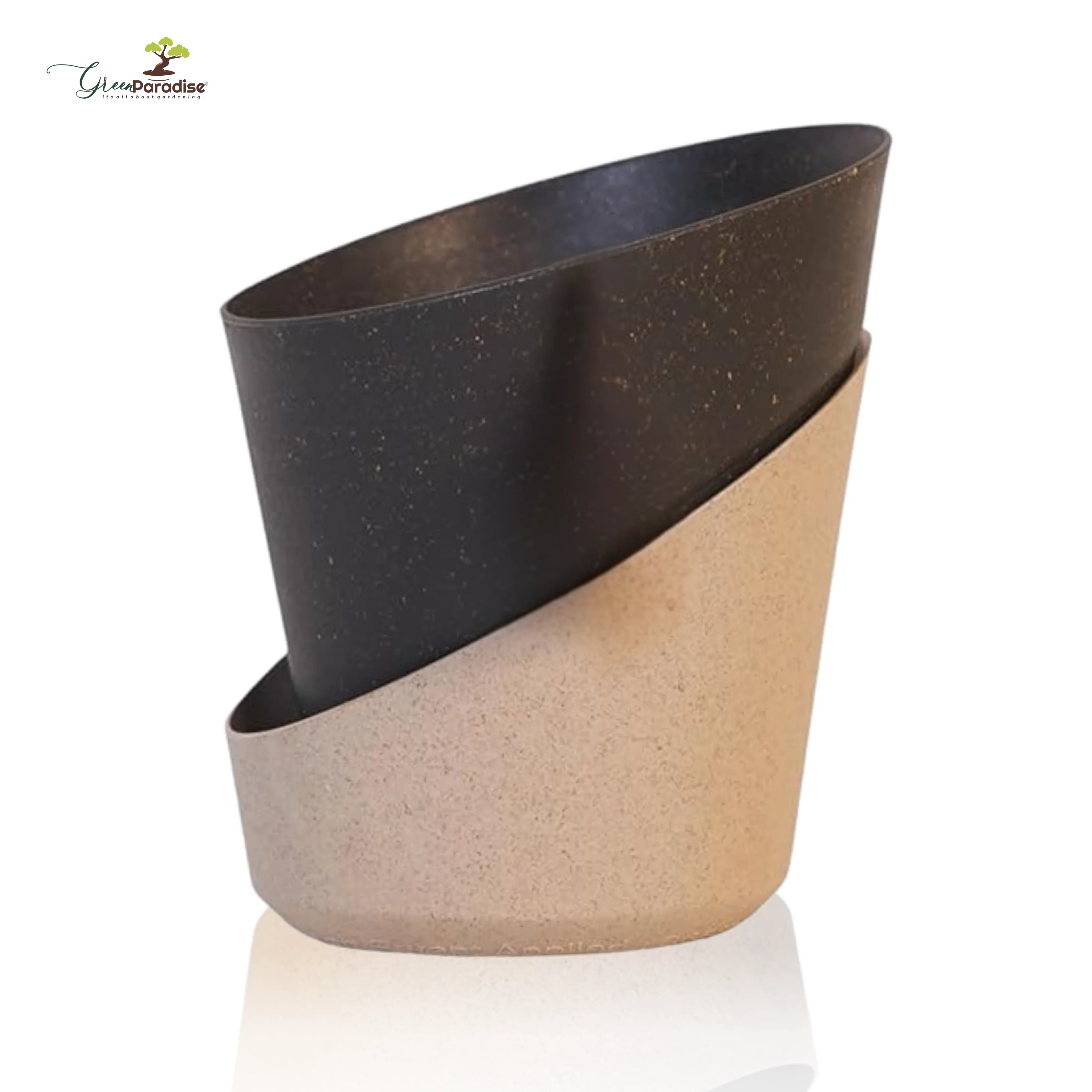 Green Paradise® Eco-Friendly Self Watering Pot – Modern Aesthetic & Sustainable Build (Random Colors)