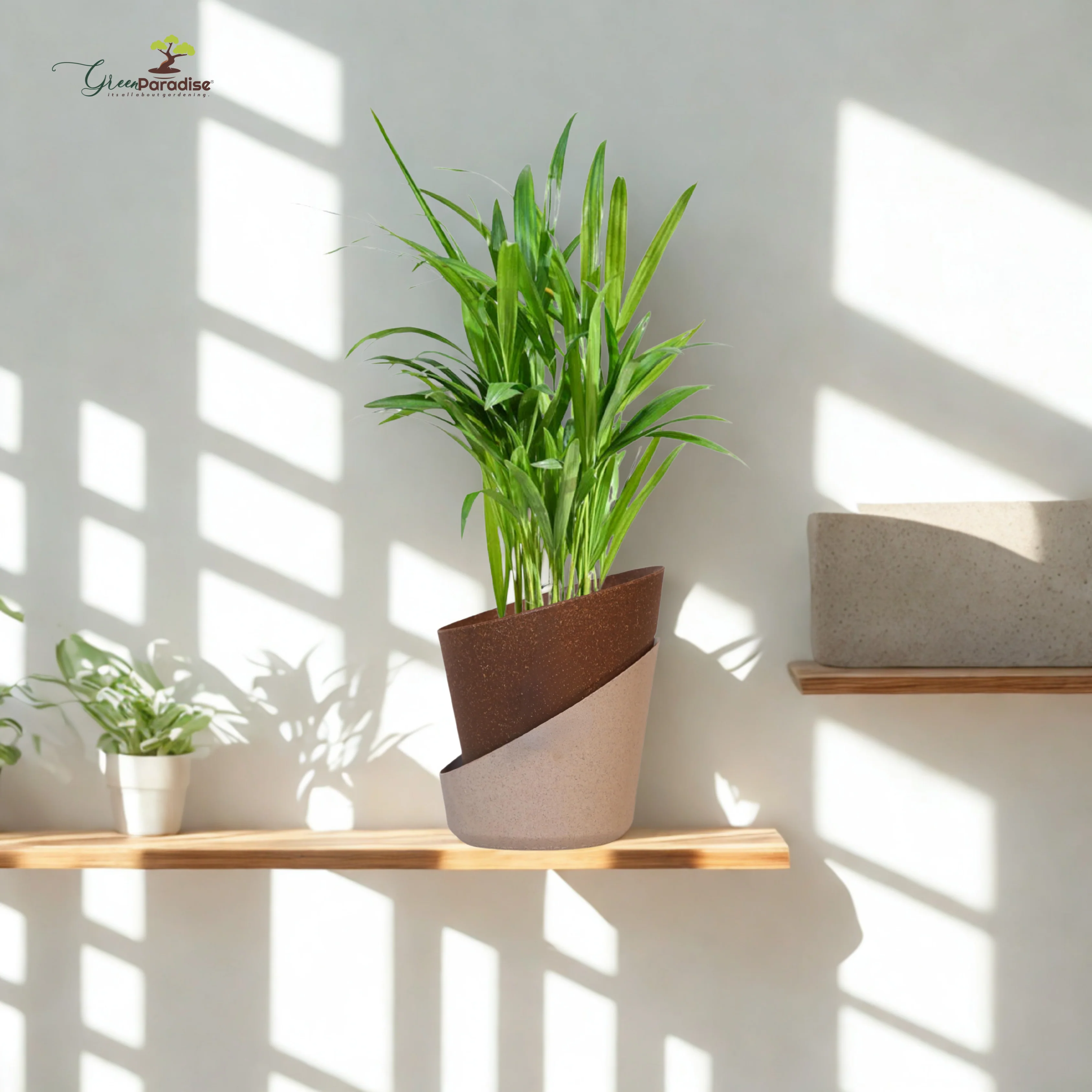 Green Paradise® Eco-Friendly Self Watering Pot – Modern Aesthetic & Sustainable Build (Random Colors) - Image 15