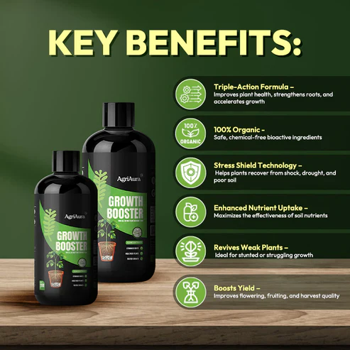Green Paradise® Growth Booster Concentrate – All-in-One Plant Tonic 100% Organic (200ml) - Image 3