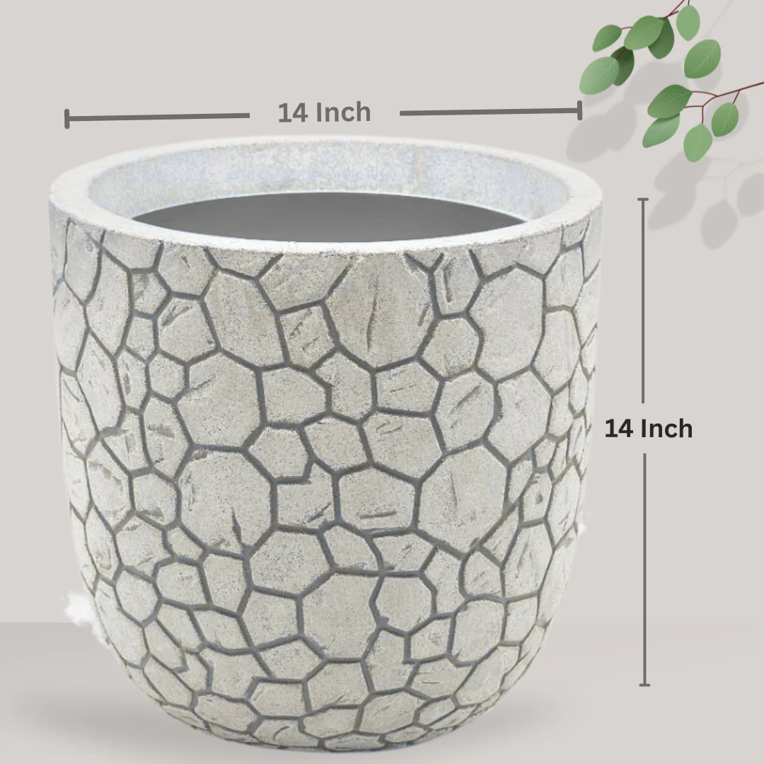 Green Paradise® Mosaic Round Roto Molded High Qaulity Premium Planter - Image 8