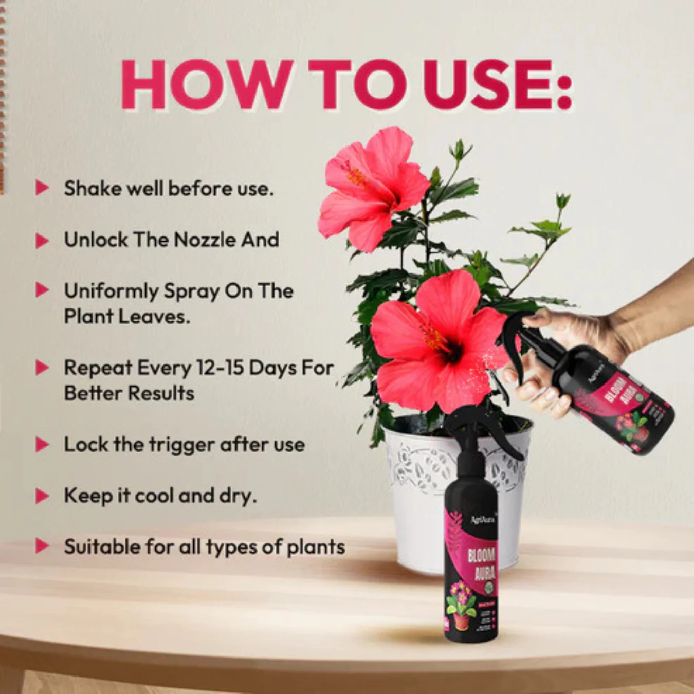 Green Paradise® Organic Flower Booster (Ready To Use) All-Natural Flower Enhancer (500ml) - Image 2