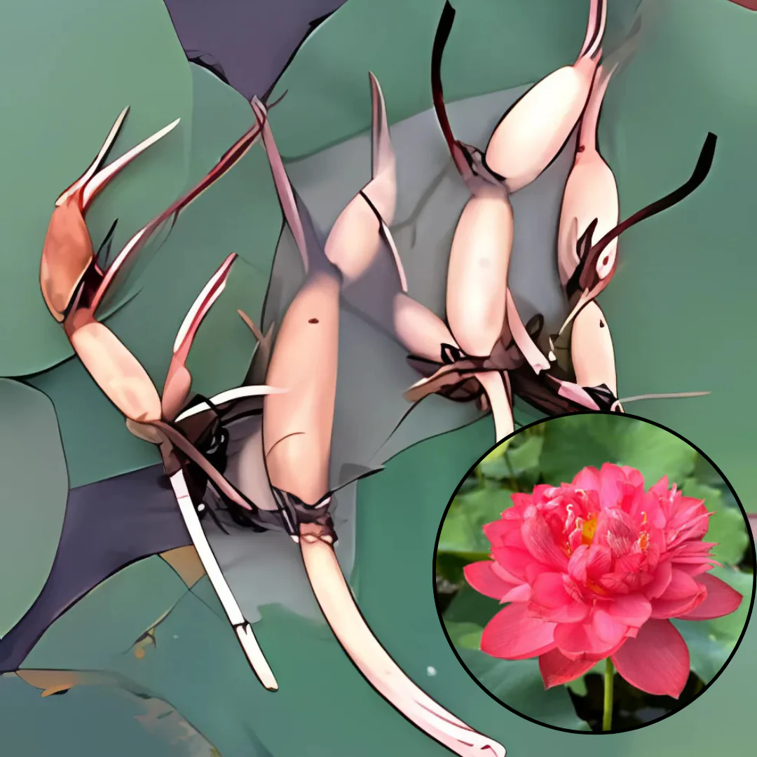 Green Paradise® Pink Lotus Tuber for Pond & Water Gardens – Healthy, Ready to Grow Aquatic Flower Plant Bulb (Pack of 3) - Image 2