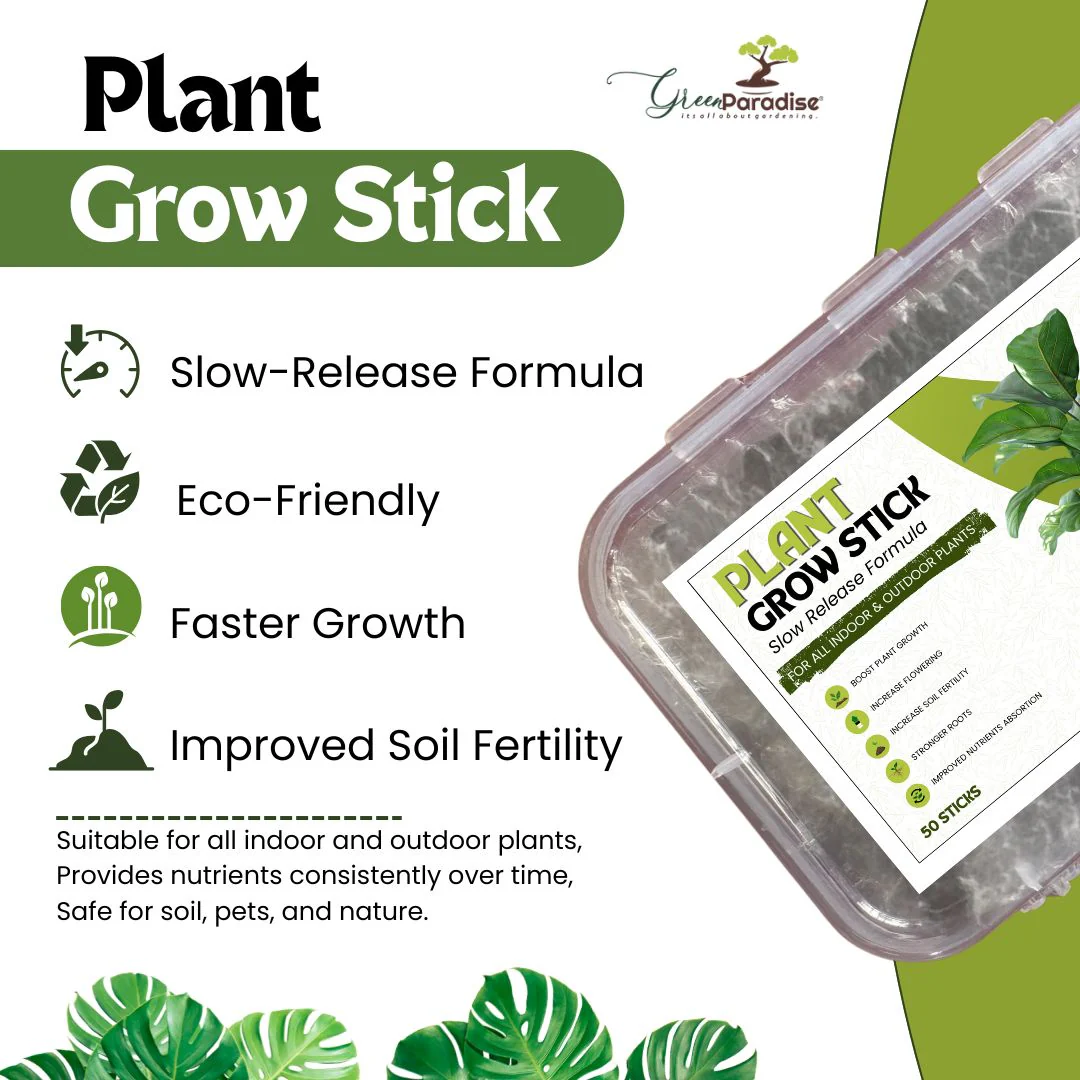 Green Paradise® Plant Grow Stick – 50 Sticks | Boost Growth, Flowering & Soil Fertility - Image 2