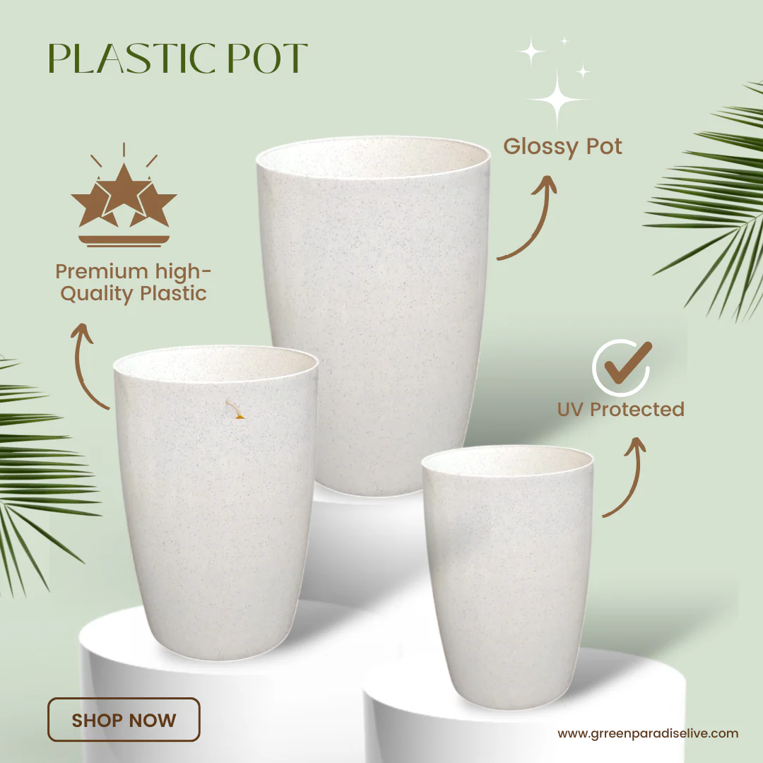 Green Paradise® Premium Plastic Pots Durable, Stylish & Lightweight Planters for Home & Garden - Image 3