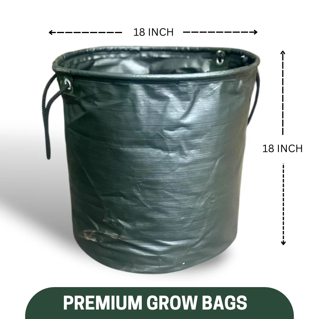 Green Paradise® Premium Quality Grow Bags Durable, Eco-Friendly Plant Containers with Handles for Vegetables, Herbs, and Flowers - Image 10