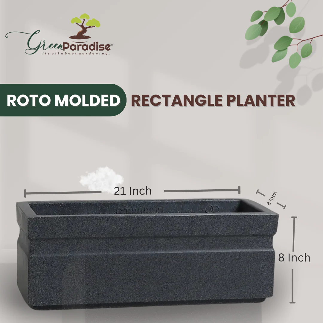 Green Paradise® Rectangle Roto Molded High Qaulity Planter - Image 5