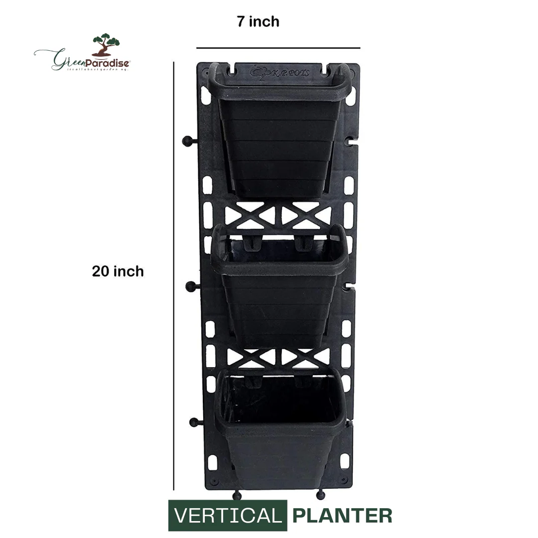 Green Paradise® Vertical Planters for Indoor & Outdoor Gardening Durable Wall-Mounted Vertical Planting System - Image 5