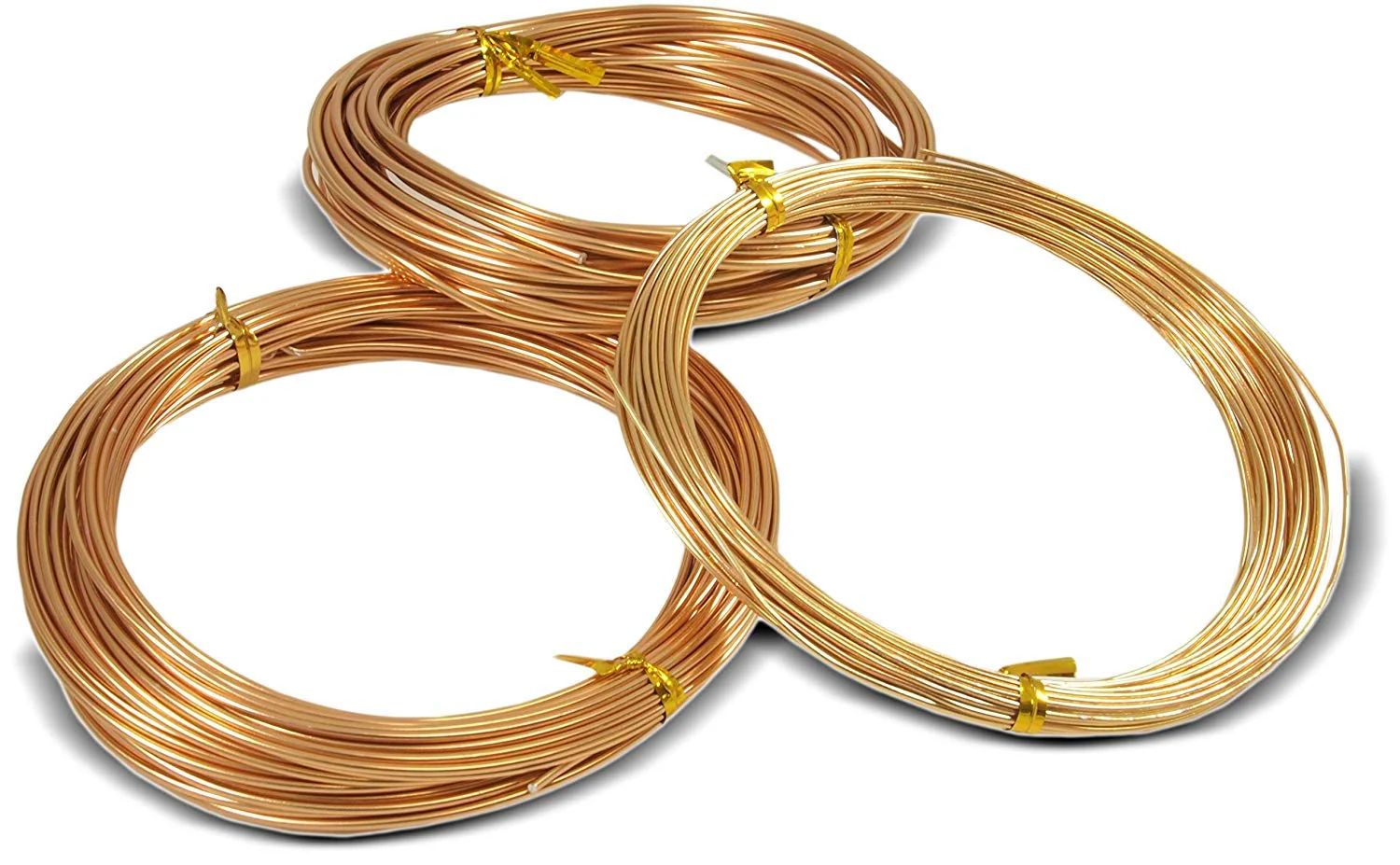 Quality Brown Long Lasting Bonsai Training Wire Set of 3 Sizes - 1.0mm, 1.5mm, 2.0mm, Corrosion and Rust Resistant (32 Feet Each Size) - Image 2