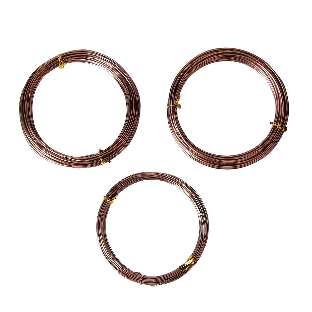 Quality Brown Long Lasting Bonsai Training Wire Set of 3 Sizes - 1.0mm, 1.5mm, 2.0mm, Corrosion and Rust Resistant (32 Feet Each Size) - Image 4