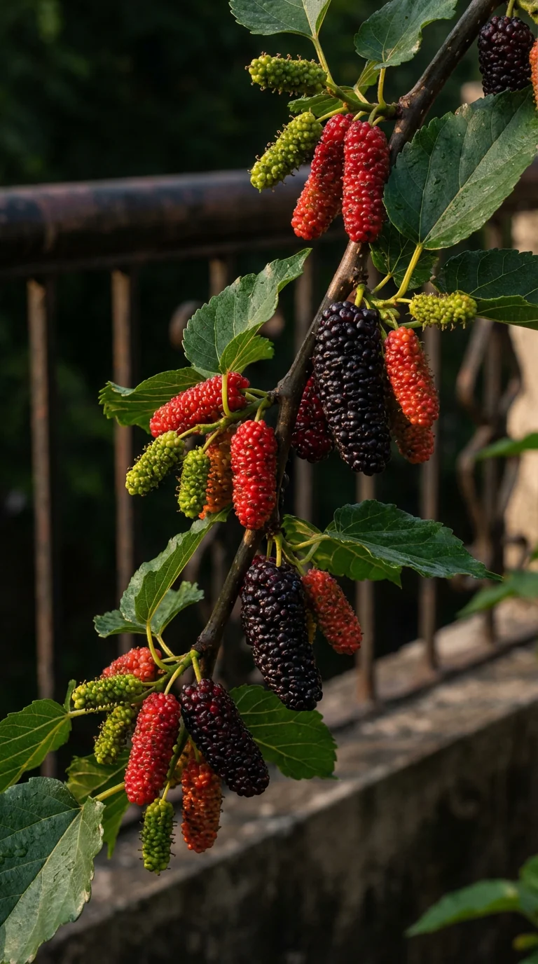 Taiwan Mulberry Fruit Plant (Morus sp.) Live Plant | Fast Growing Berry Plant for Home Garden | Suitable for Indian Climate - Image 3