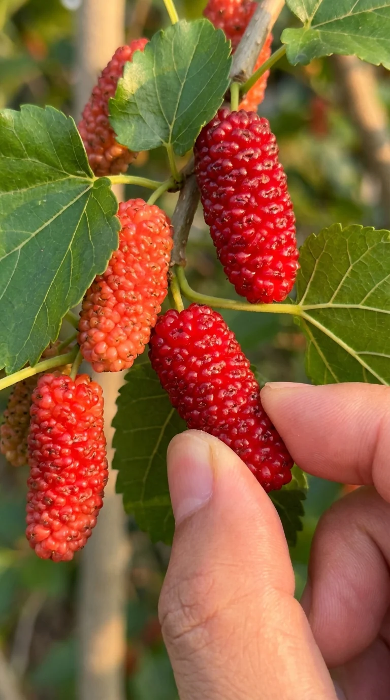 Taiwan Mulberry Fruit Plant (Morus sp.) Live Plant | Fast Growing Berry Plant for Home Garden | Suitable for Indian Climate - Image 4